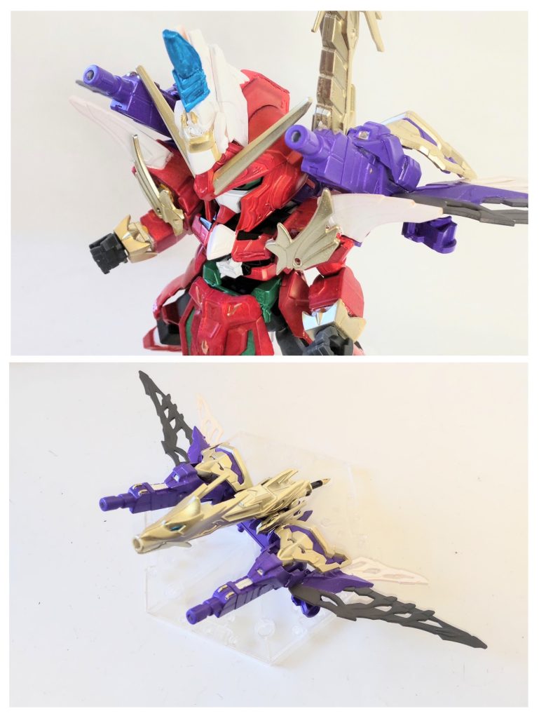上：背部キャノン下：支援機ファトゥム