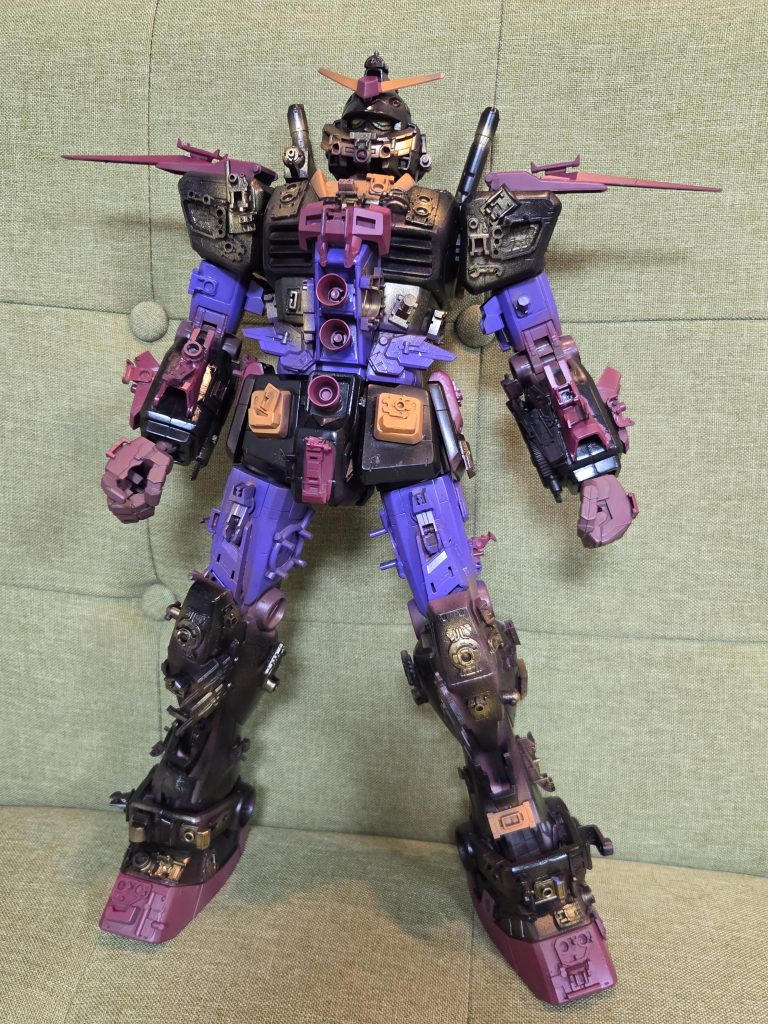 ウェザリングやドライブラシする前はこんな雰囲気でした(笑)