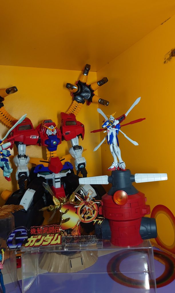 HOBBY JAPAN 1995年神髙達 G髙達 套裝 BURNING GUNDAM GOD杜門卡遜 莉英東方不敗 石破天驚拳 爆熱神掌機動武闘伝ガンダムG 30th機動武鬪傳 機動武神傳 MASTER GRADEゴッドガンダム パーツセット ガレージキットレジンキャストキット