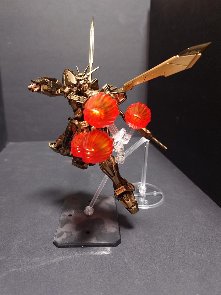 ゴッドガンダムの拡張パーツからエフェクト①