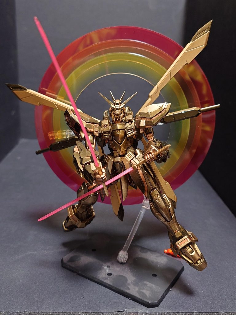 ゴッドスラッシュ二刀流ポーズはいいのが思いつかなかったのでマイフリのキービジュ？のやつをイメージしました。