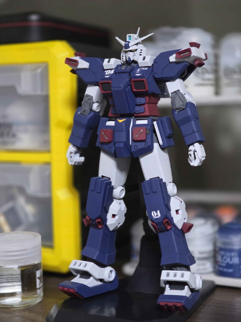 アーマーあり。デカールをすべて貼るのがあまり好きではないので必要最低限のものを貼りました(ほんとはめんどくさいだけ)