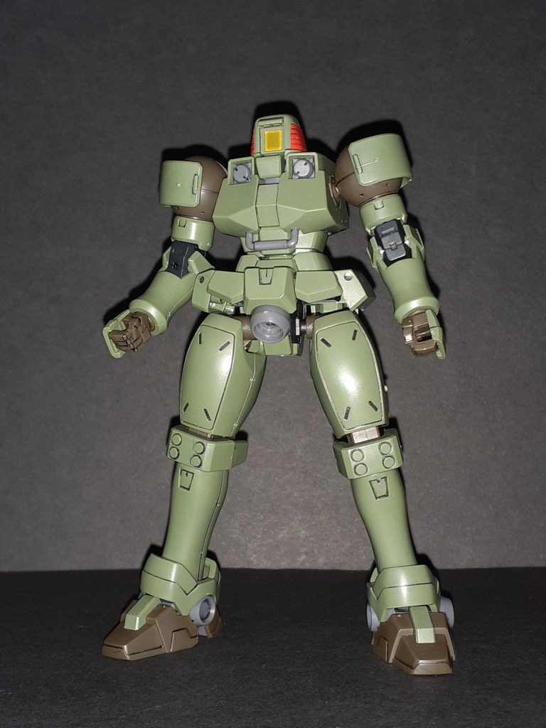 つや消しスミ入れのみ。シールもなくサクッと出来る簡単構造でした。