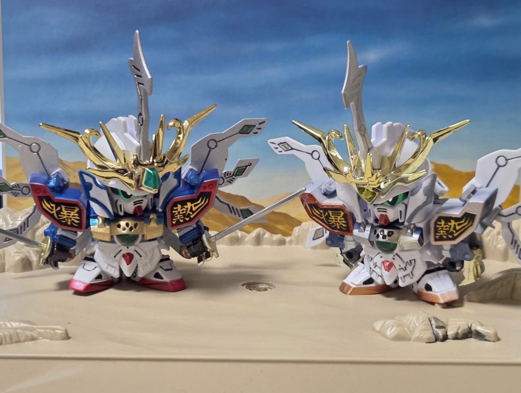 さて、Ver.2ということは1もあるということで、実は数年前にも1体作っています。画像左が1ですね。色々作成した今ならどのくらい腕前が変わったか試したくて再挑戦してみました。