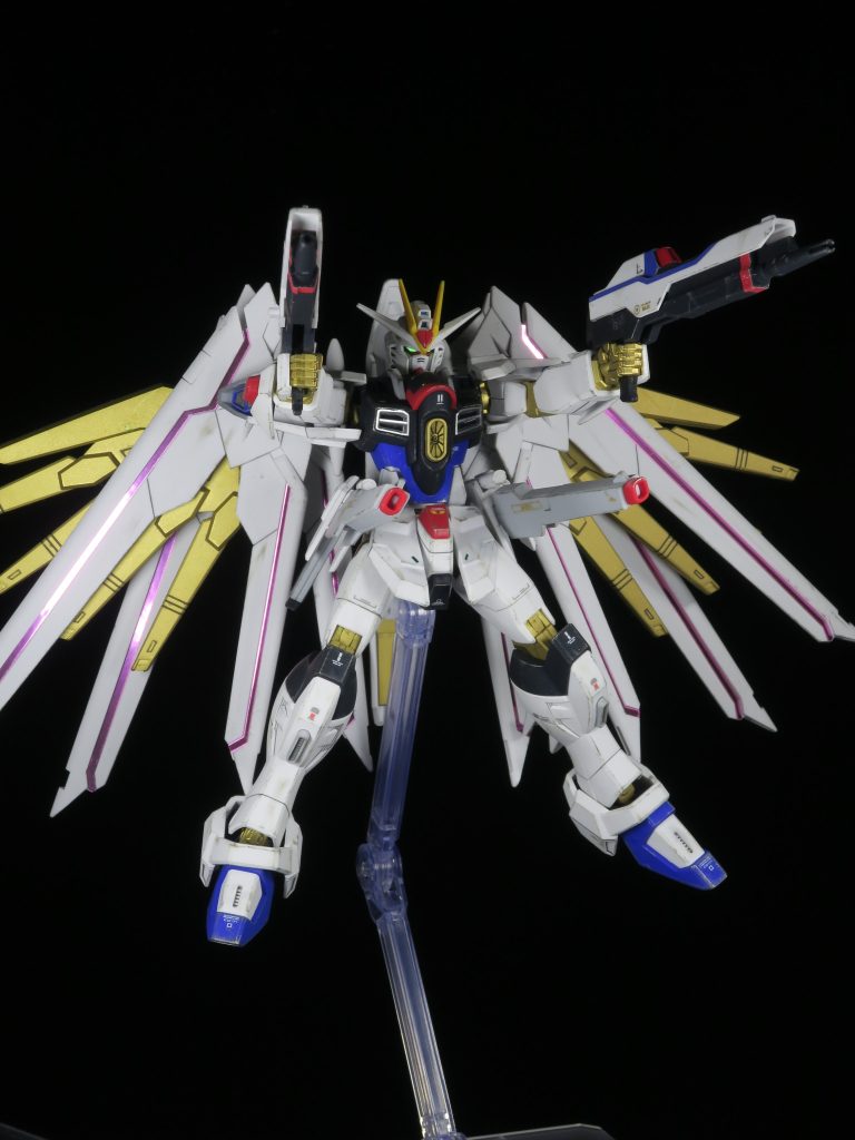 HG マイティストライクフリーダムガンダム ライトウェザリング