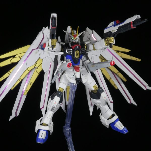 HG マイティストライクフリーダムガンダム ライトウェザリング