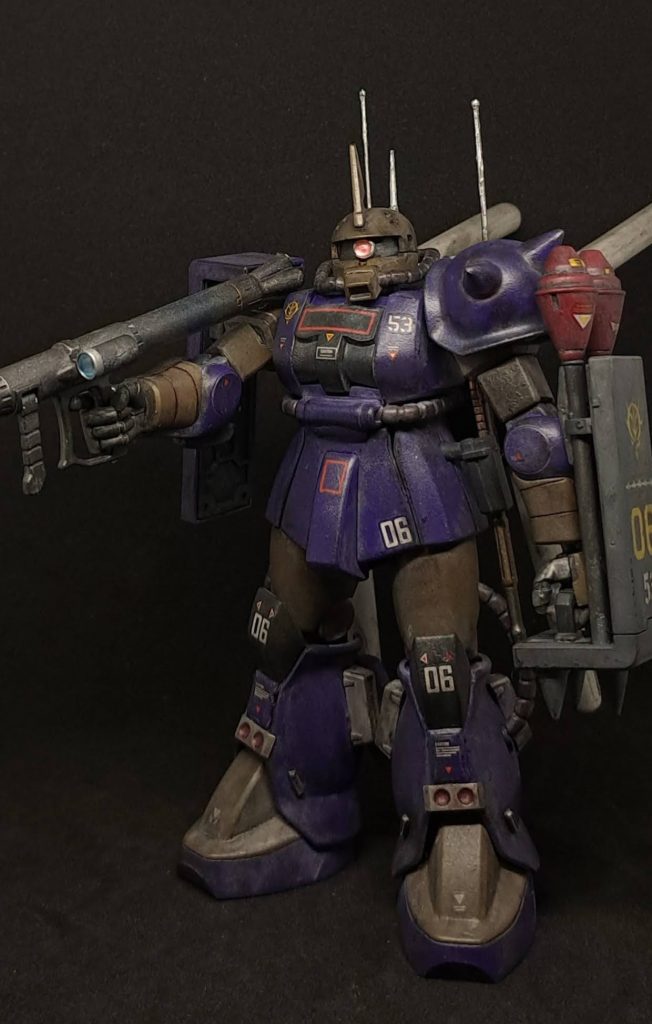 紫外線等の塗装の劣化デブリなどによるダメージ煤汚れこの３点を意識してウェザリングしました。