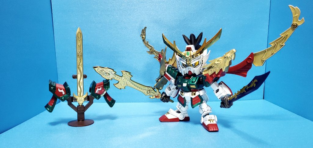 余剰装備は専用スタンドに飾ることができます。