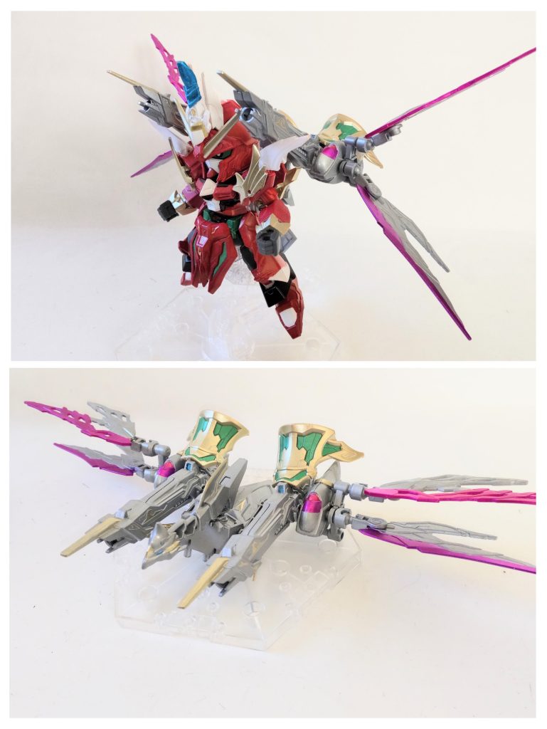 上：背部キャノン下：支援機フォランテス