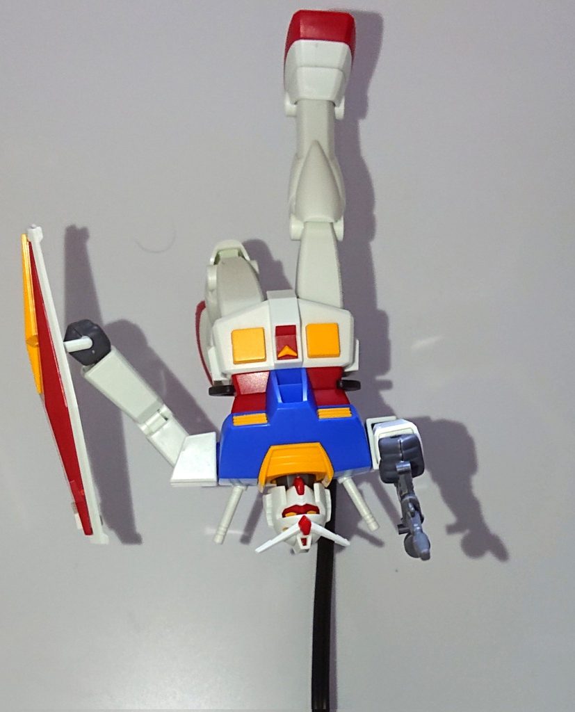 宇宙空間での射撃ポーズ。旧キットなのに中身は新しくサクサク組めたので楽しかったです。&nbsp;