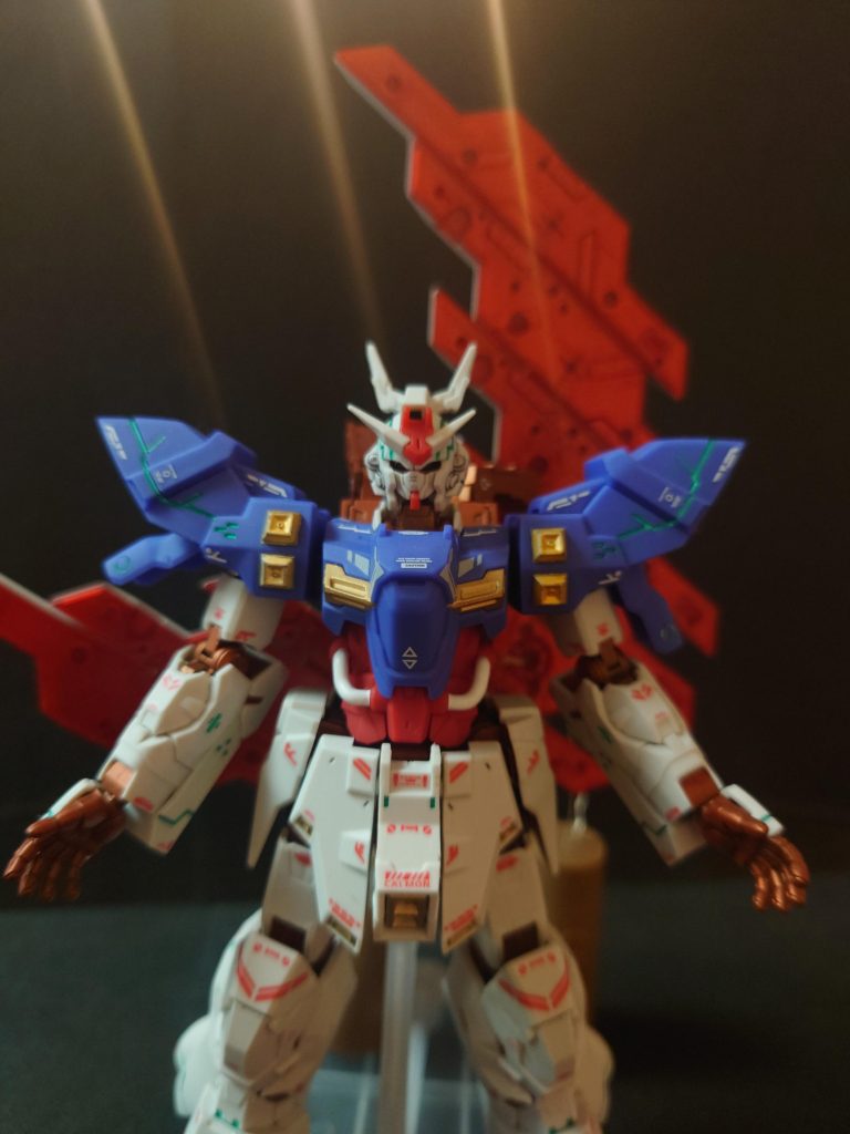 関節、内部フレームはカッパーで塗装デカールもオリジナルで凝ってみました