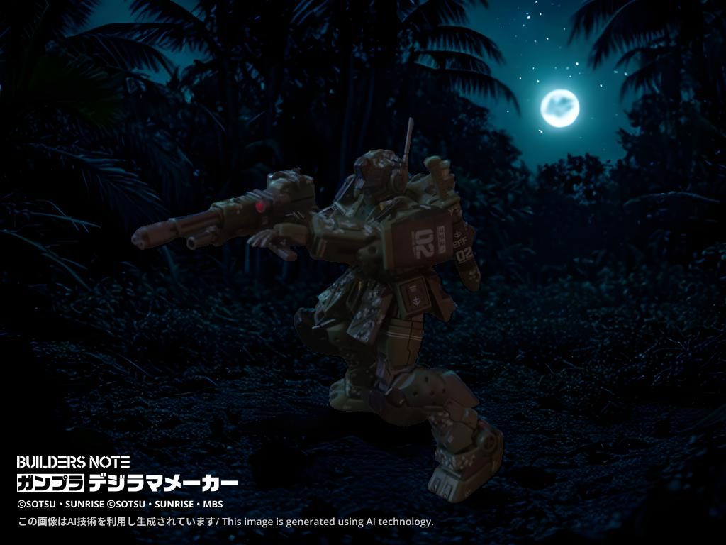 闇夜のジャングルに紛れて索敵