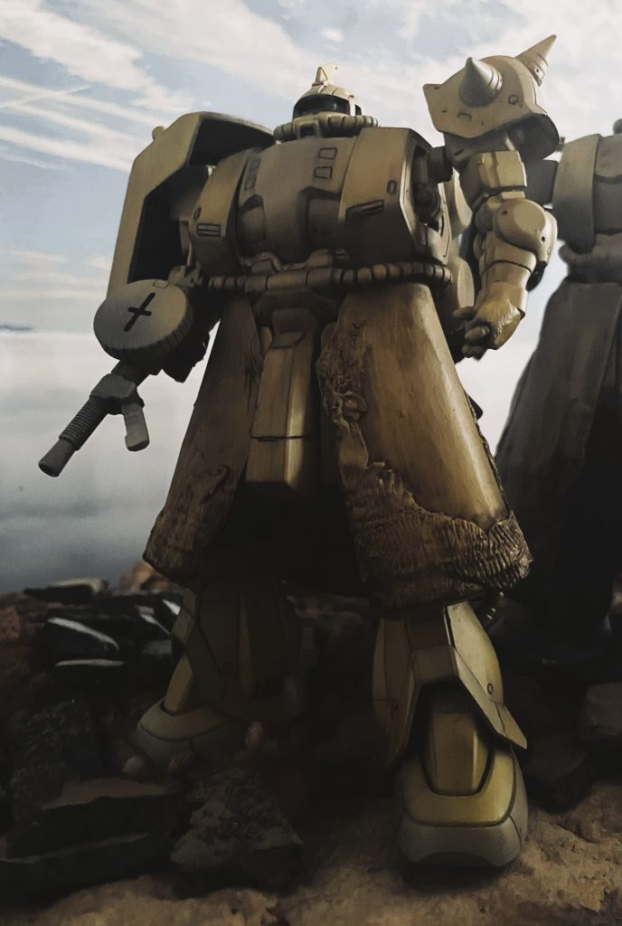 前方の機体の全身ショットです。