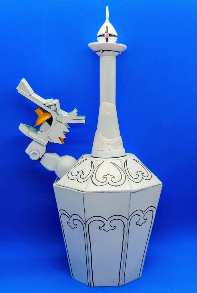 マ・クベ大佐は作戦を延期し、自分用カスタム機ギャンの装甲を大幅に向上させた。