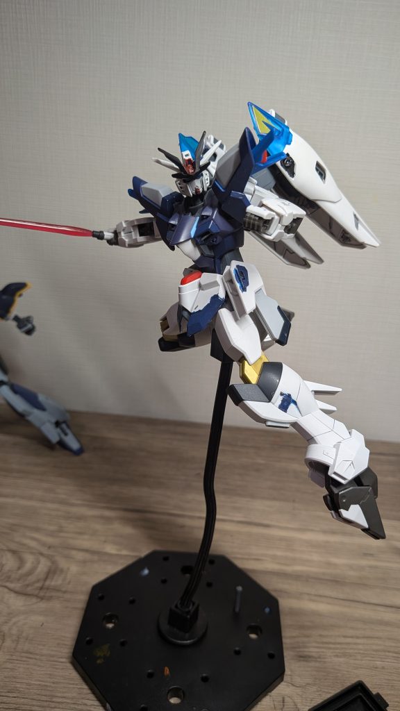 ビームサーベルも更新されていて出力が上がっている