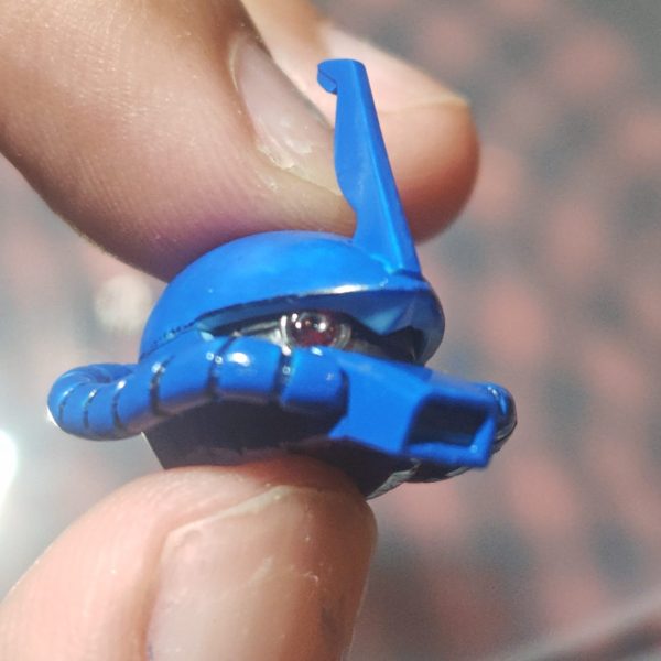 グフカスタムのモノアイ加工