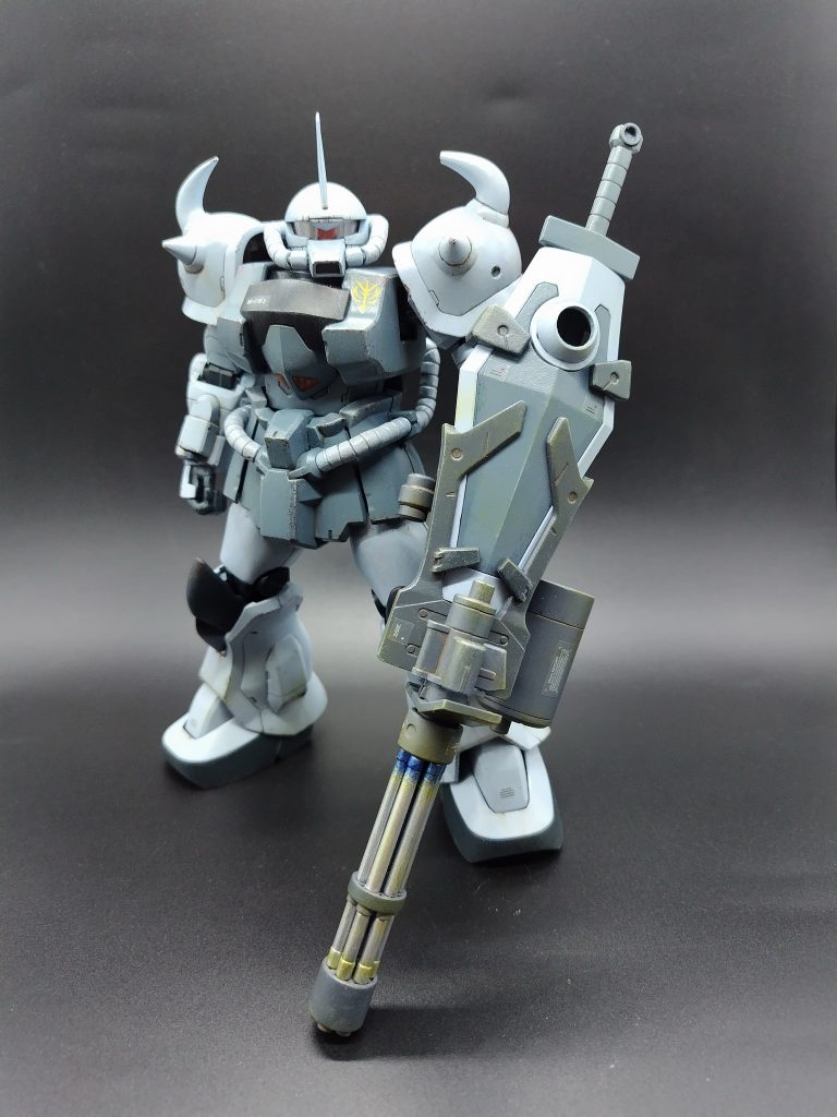 ガトリングシールド。グフカスといえば、これ。