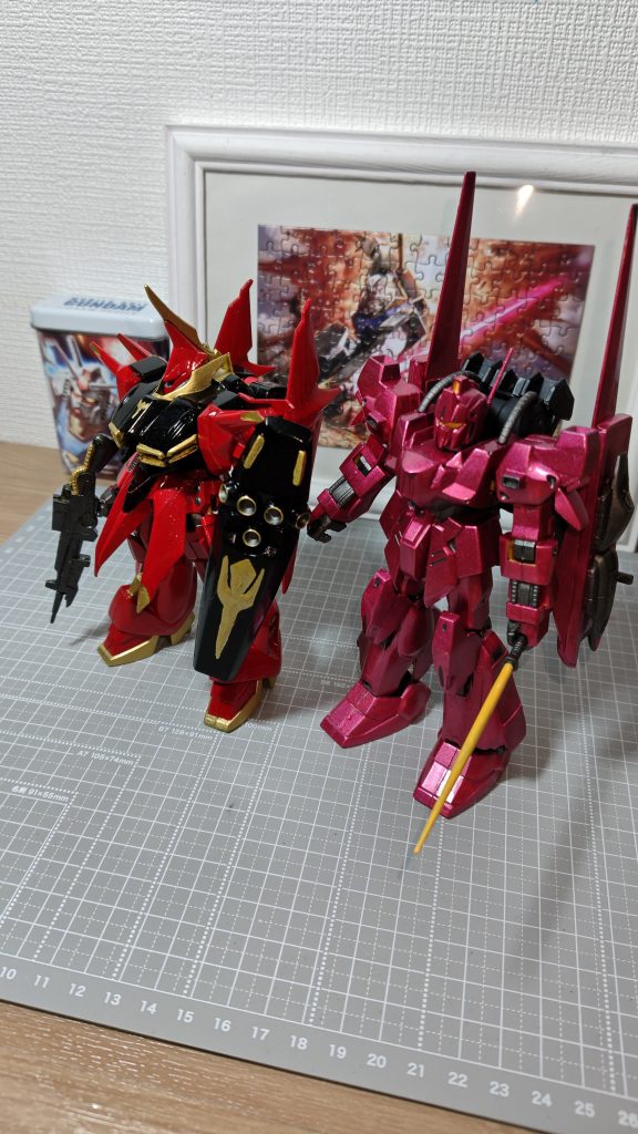 旧キット百式 旧キットバウ！なんとか間に合いました！