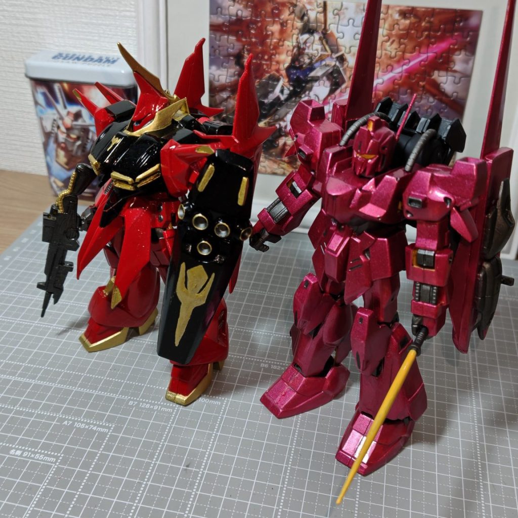 旧キット百式 旧キットバウ！なんとか間に合いました！