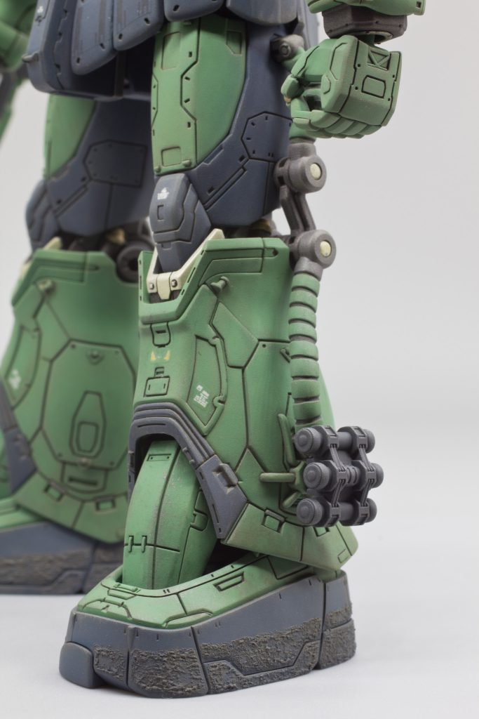 ツィンメリット・コーティングは今回もスケール感及び雰囲気重視でタミヤの情景テクスチャーペイントでそれらしく？😅