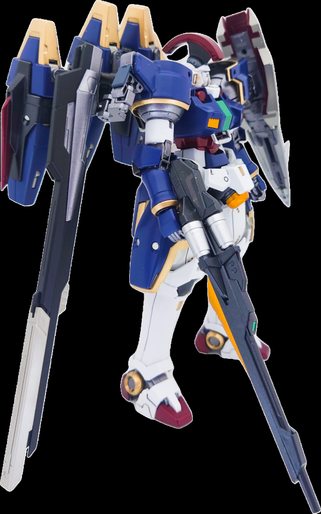 右肩にはドーバーガンの代わりにガンダムXのサテライトキャノンを取り付けてみました。