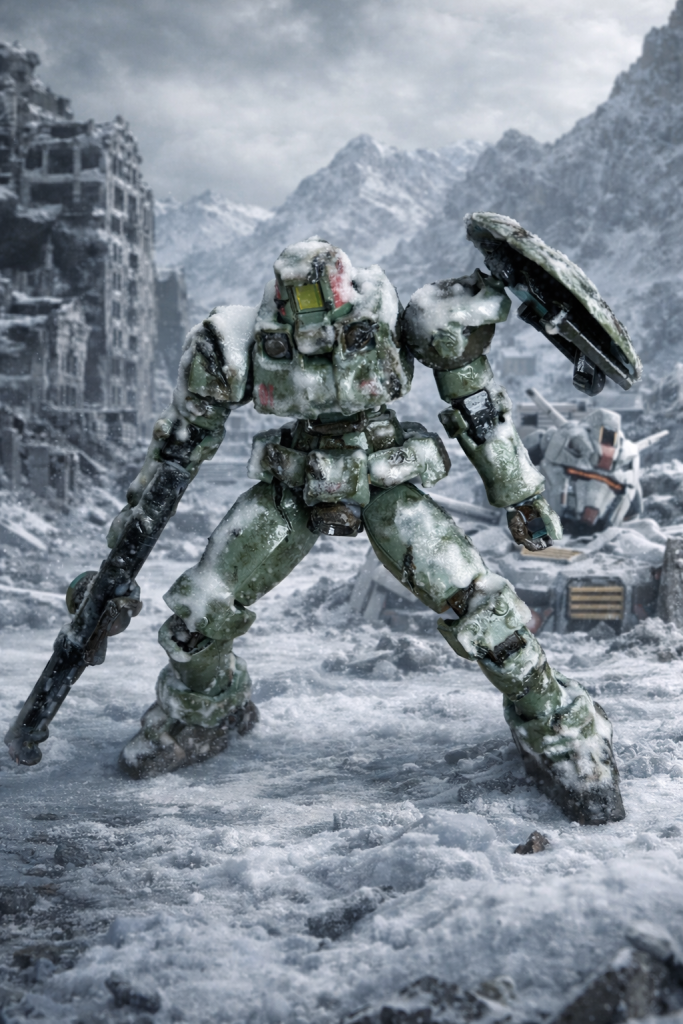 AIで背景合成しました