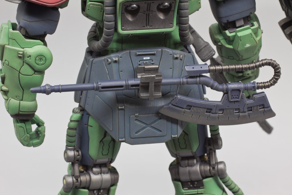 ヒートホークも複数の色使って塗り分けてます。