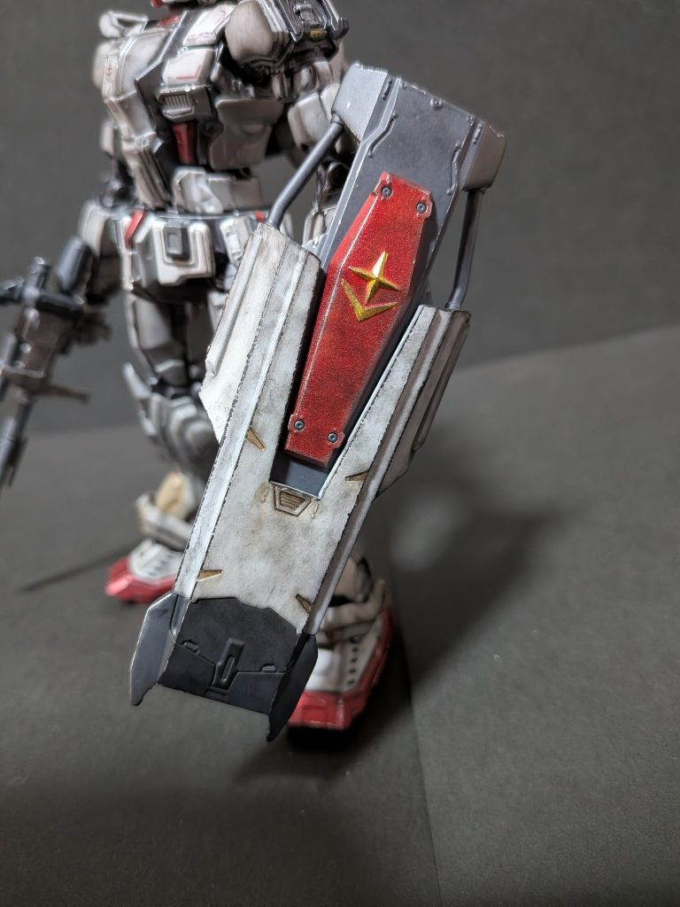 12/18更にウェザリングかけたシールド