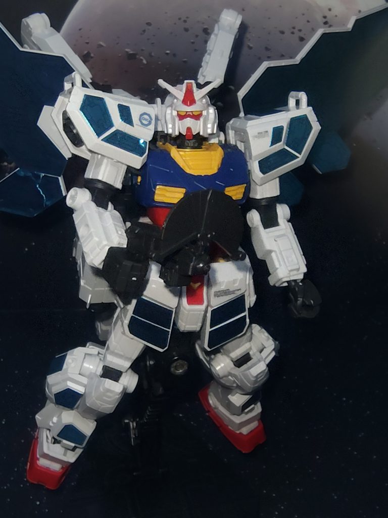 シールドも一体化したビーム溶接ガンが付属