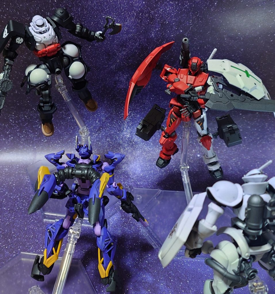 “機体の実戦テストとパイロットの訓練を、クランバトルで済ませようなんて…”“GFreD、前に出ます…”“了解、まずは好きにやってみてくれ。マズければフォローする(とは言ったものの、ギャンで前に出られないなんてな)”