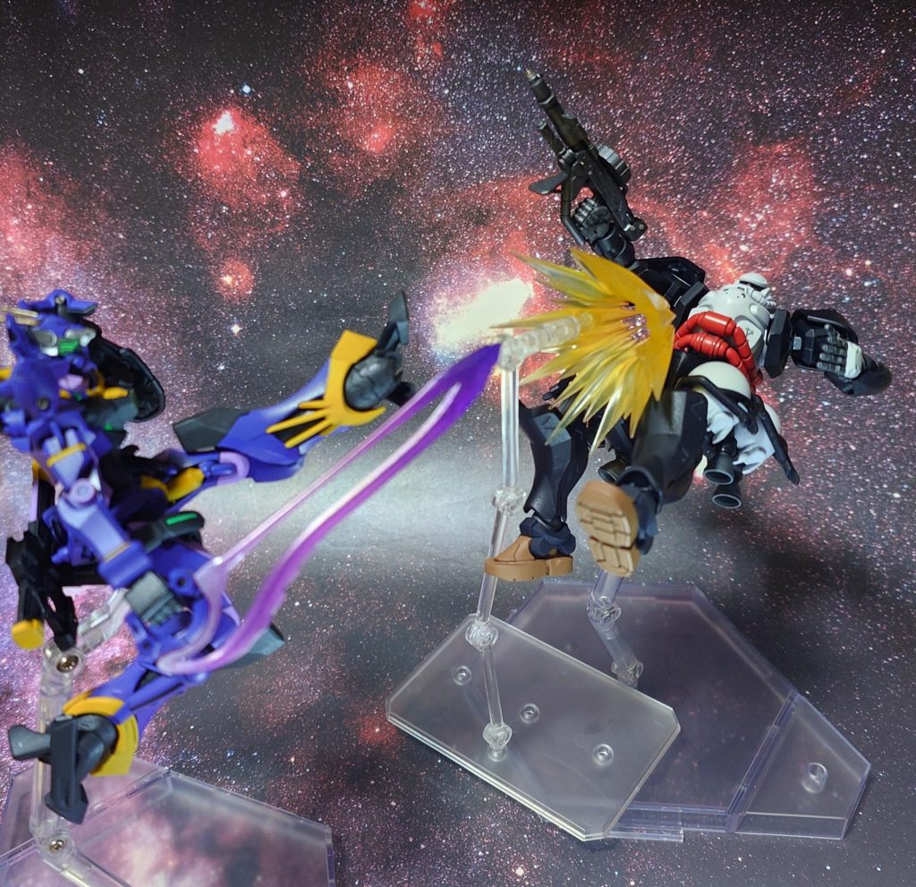 “くッ、急に動きが速く…！”“これがGFreD…GQuuuuuuXよりも私の自由に動く！”