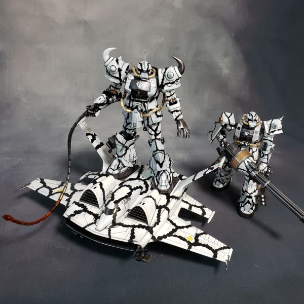 冬季強襲ミッションの小隊。グフのヒートロッドが熱い！