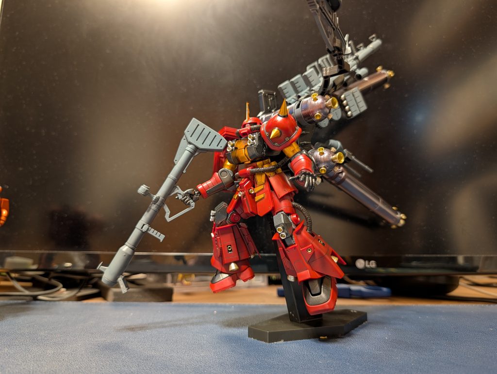 引きで一枚。なかなか、ボリューミーです。