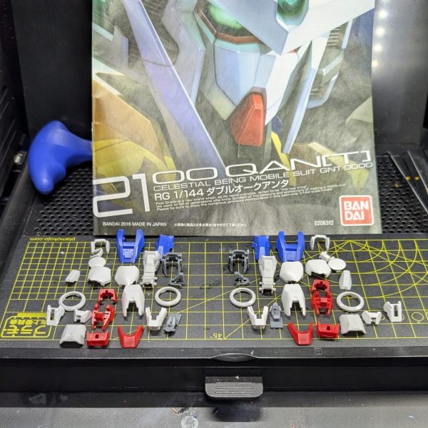 RGダブルオークアンタ製作スタート