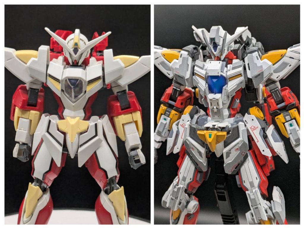アンテナはリバーシブルガンダムを参考