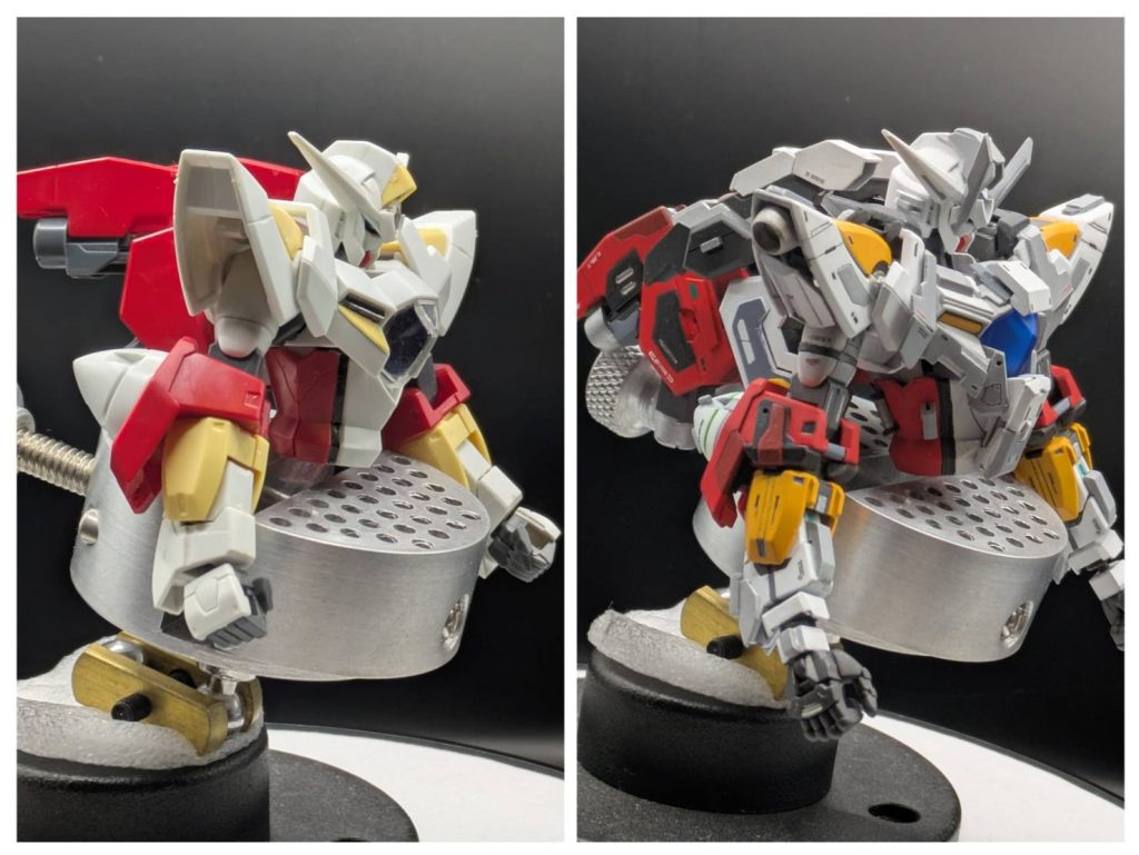 肩はスカスカだったので、自作パーツでディテールアップ