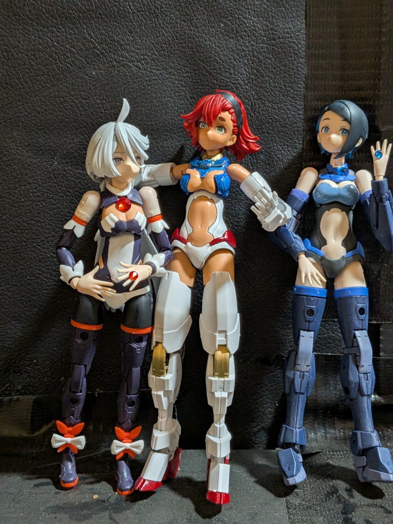 スリーショット身長差が出て満足ですよ（笑）