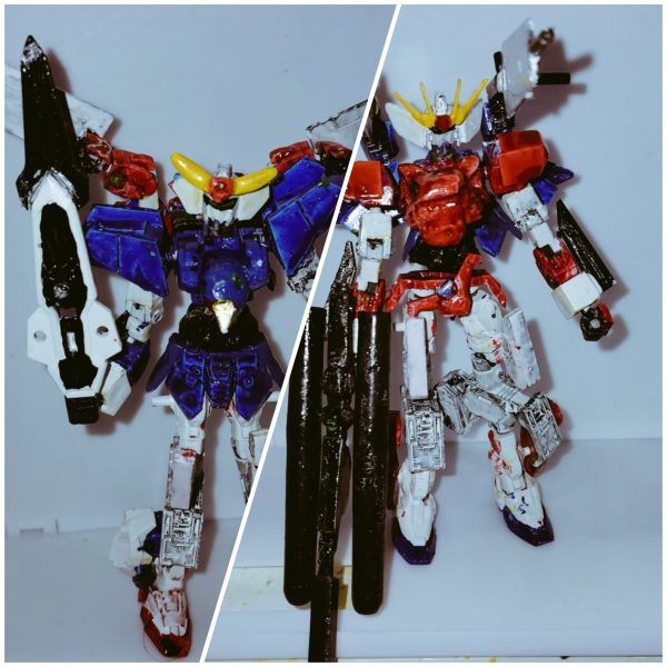 反転合体グリフォードガンダム·ホークモード&ウルフモード