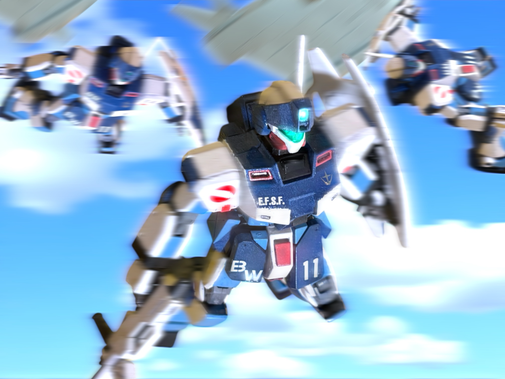 ５代目愛機　RGM-79SP/BW ジムスナイパーII（