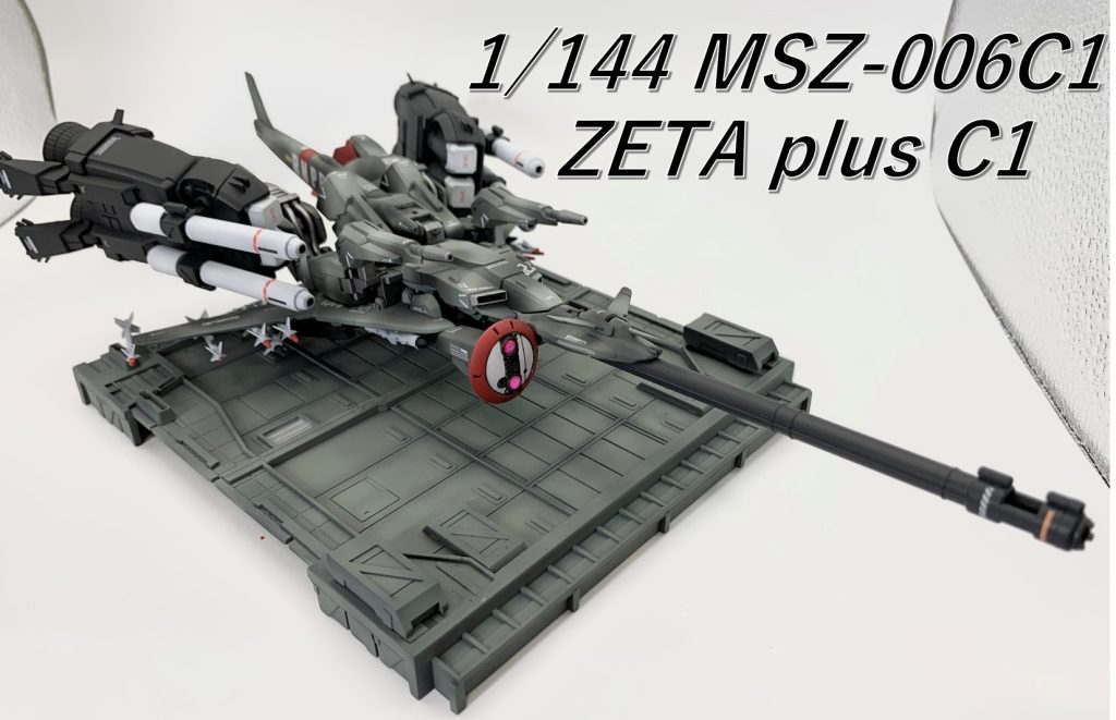 HG ゼータプラス c1 & リゼルディフェンサーbユニット(センチネル仕様) ウェイブライダー形態–2枚目/制作者：キムChi-13