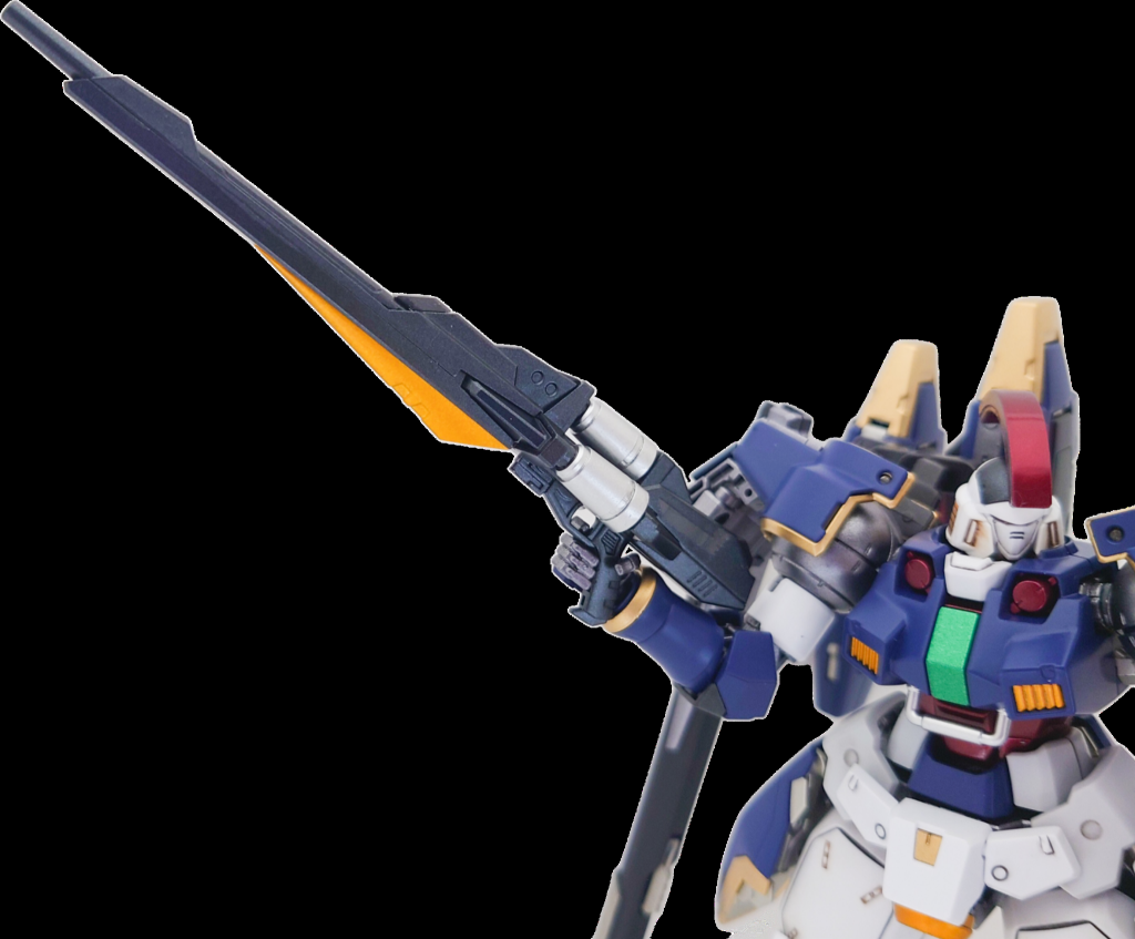 武器その１　バスターライフルMGウイングガンダムのバスターライフルを持たせてみました。