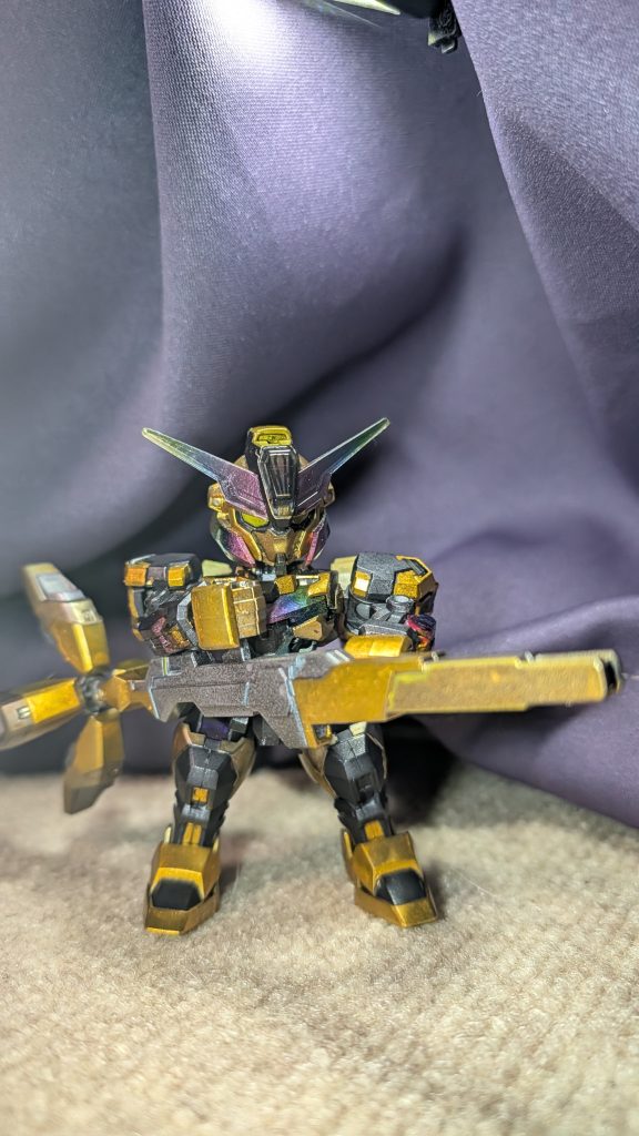 バリアブルロッドライフルは一応イナズマブラスターのカラーで