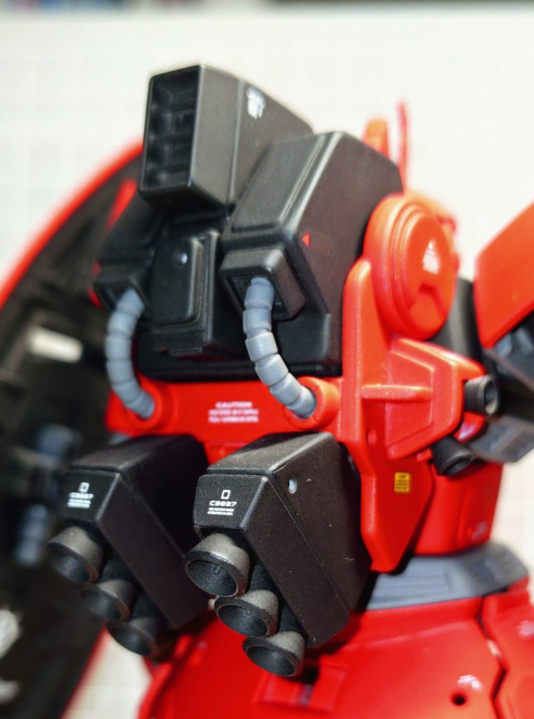 ジャンク、バーニア、プラ板を使って作りました（雰囲気で）w誇張したサイズになってます