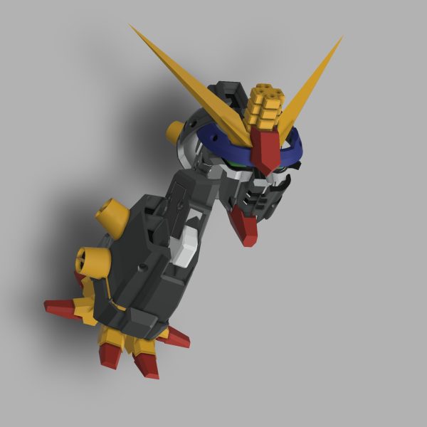 足関節の仕込み完了しました。ちょっとポーズ付けて確認してみましたが、バランスも良さげなので最大の難関と思う上半身にモデリング移行します😊（2枚目）