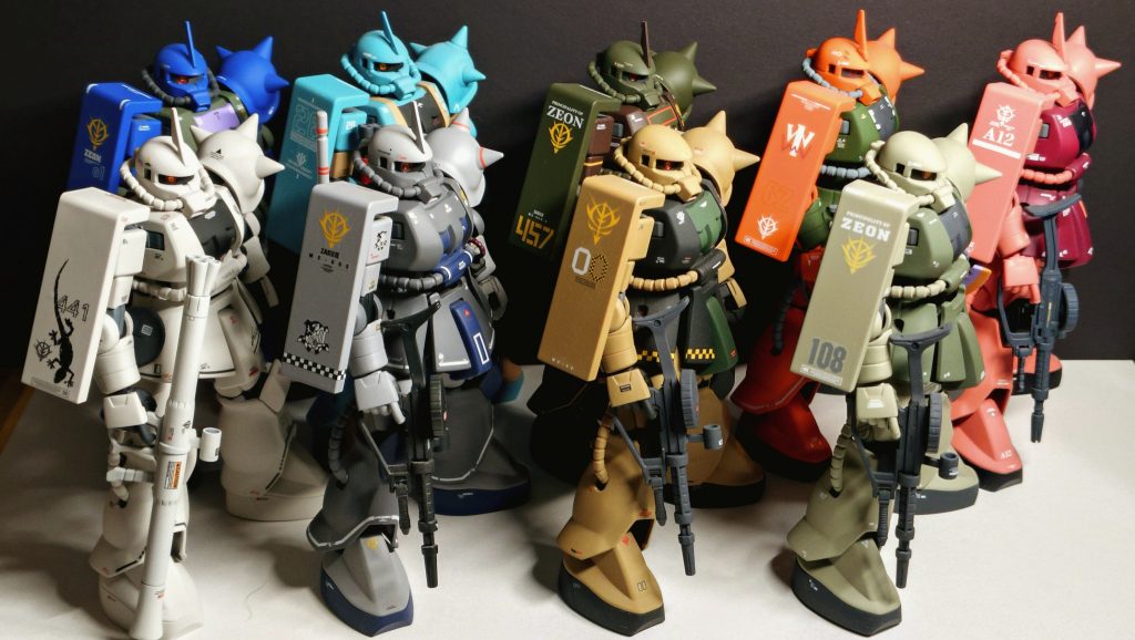 これからもHGザクは製作していきますので　お楽しみくださいっご覧いただきありがとうございました！