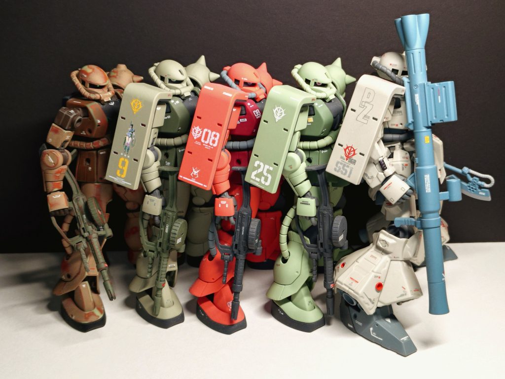 紅白3弾はリバイブバリエーションでした。お祭り事なので、またまとめてザクシリーズを投稿させていただきますので、良けれはお付き合いください。　ご覧いただきありがとうございました！　