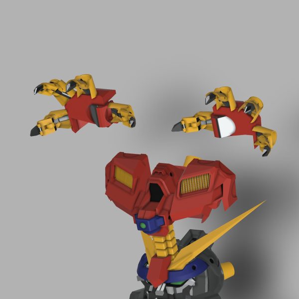 デビルクローの変形完成しました。DG細胞で何でもアリな設定ですが、差替えなしで何とか完全変形再現したい所ですね😊（2枚目）