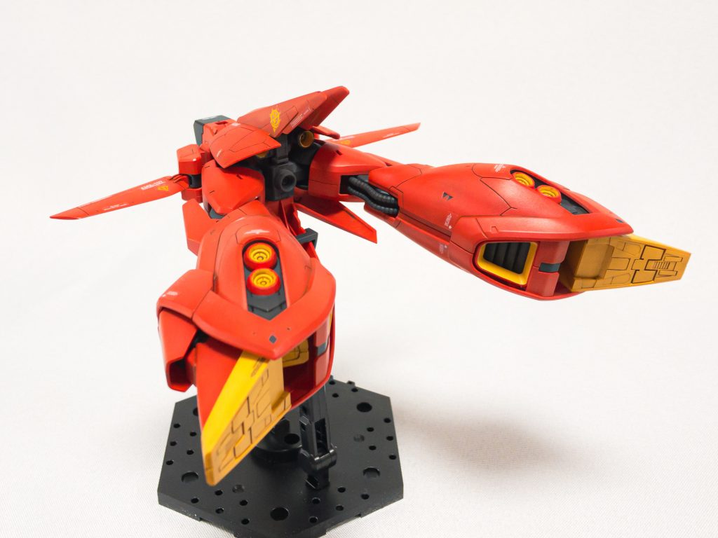 お尻の一番目立つバーニア塗装し忘れた…。