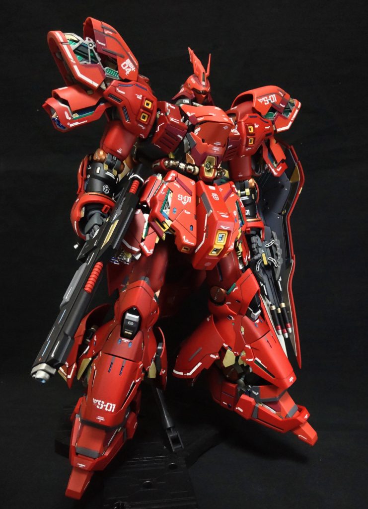 MGサザビーは、眠っている。・MGサザビーは、眠っている。・MGサザビーは、眠っている。・MGサザビーは、目を覚ました‼️。MGサザビーは、仲間を呼んだ❗️。・ホーン・ファンネルが現れた❗️。ホーン・ファンネルBが現れた❗️。ホーン・ファンネルCが現れた❗️。ホーン・ファンネルDが現れた❗️。ホーン・ファンネルEが現れた❗️。ホーン・ファンネルFが現れた❗️。・な、 なんとMGサザビーとホーン・ファンネル達がどんどん合体していく‼️・・・・・・‼️