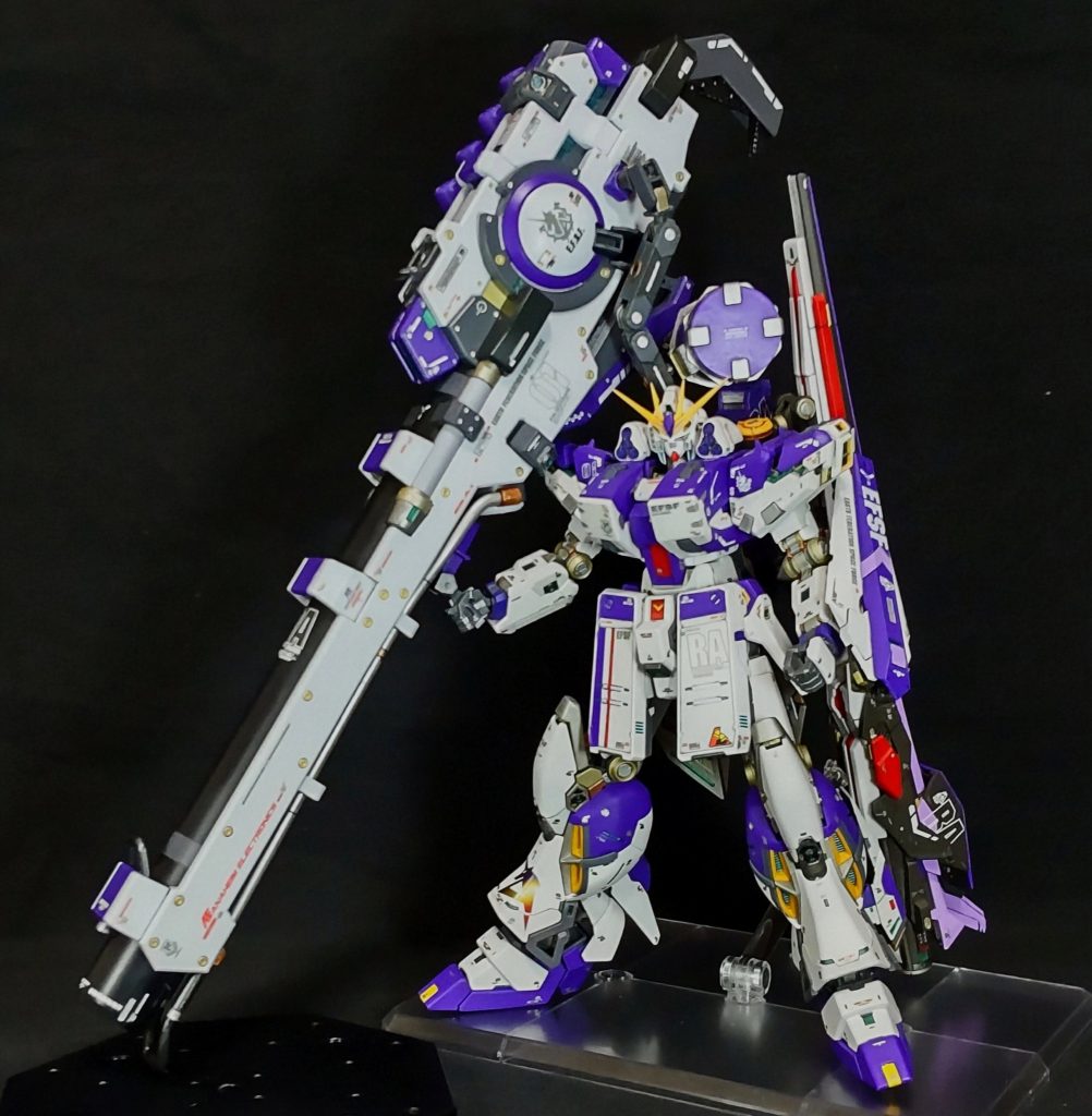 RGνガンダムBは、ハイパー・メガ・バズーカ・ランチャー(プレバン)を装備した。RGνガンダムBはν-FAZZになった‼️。